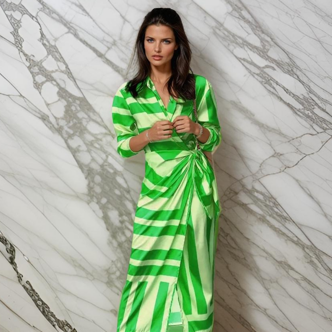Amira™ Wrap Dress with Print