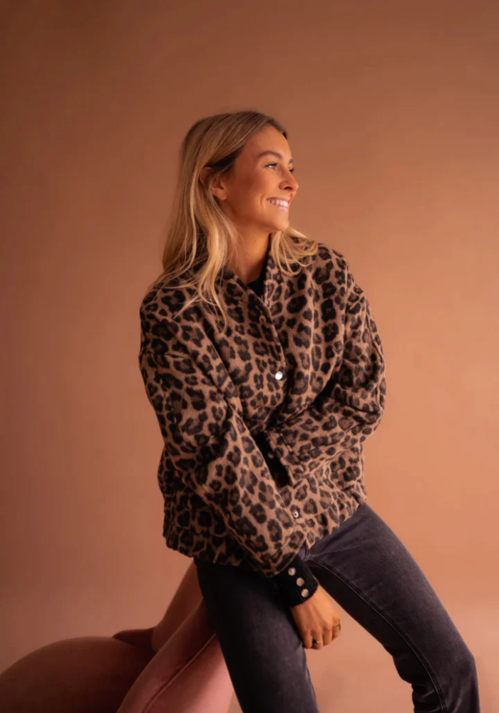 VERA™ | The Leopard Bomber Jacket