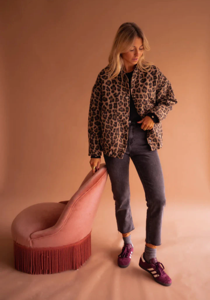 VERA™ | The Leopard Bomber Jacket