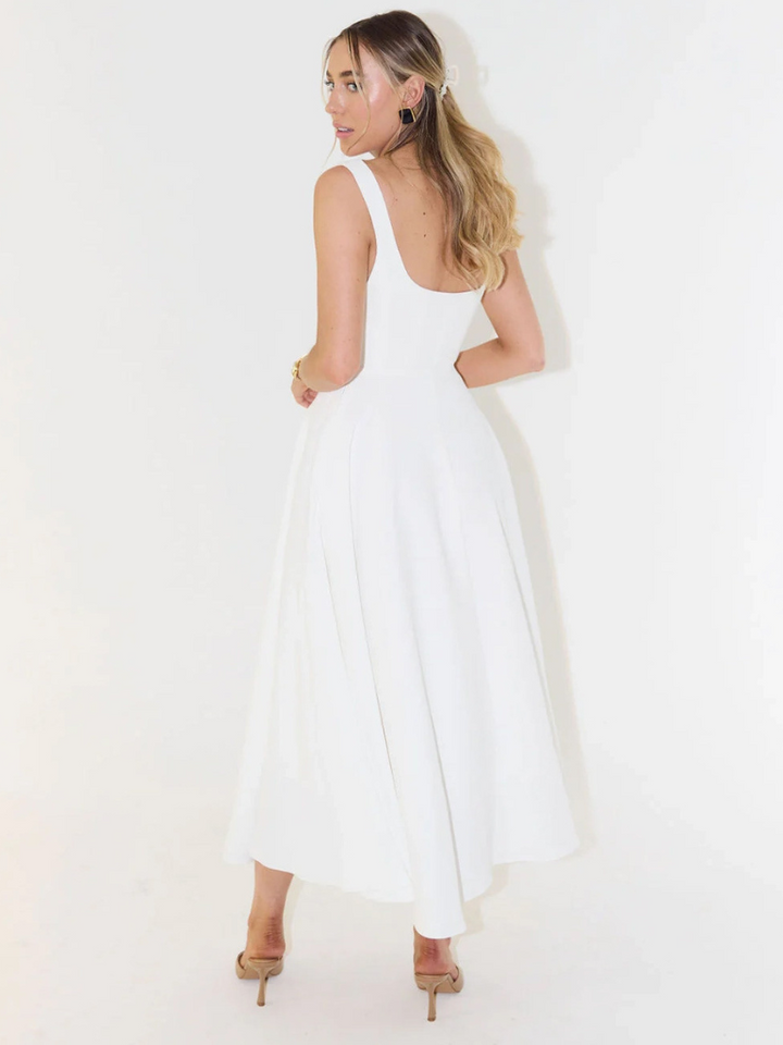 Elegant Red Ruffle Maxi Dress: Flowy, Comfortable, and Stylish for Women