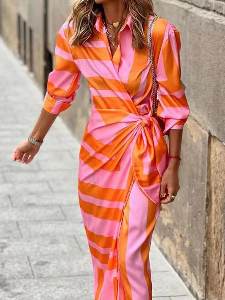 Amira™ Wrap Dress with Print