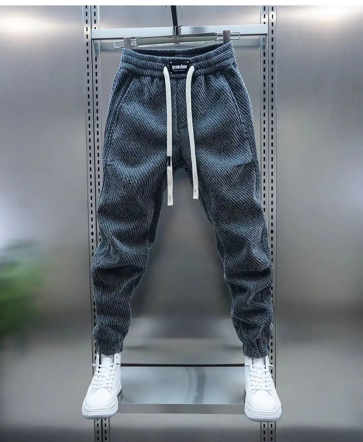 Leon™ |Casual trousers with pattern