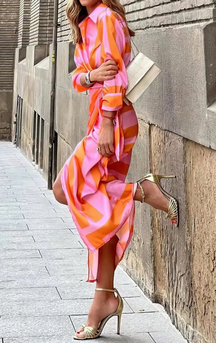 Amira™ Wrap Dress with Print