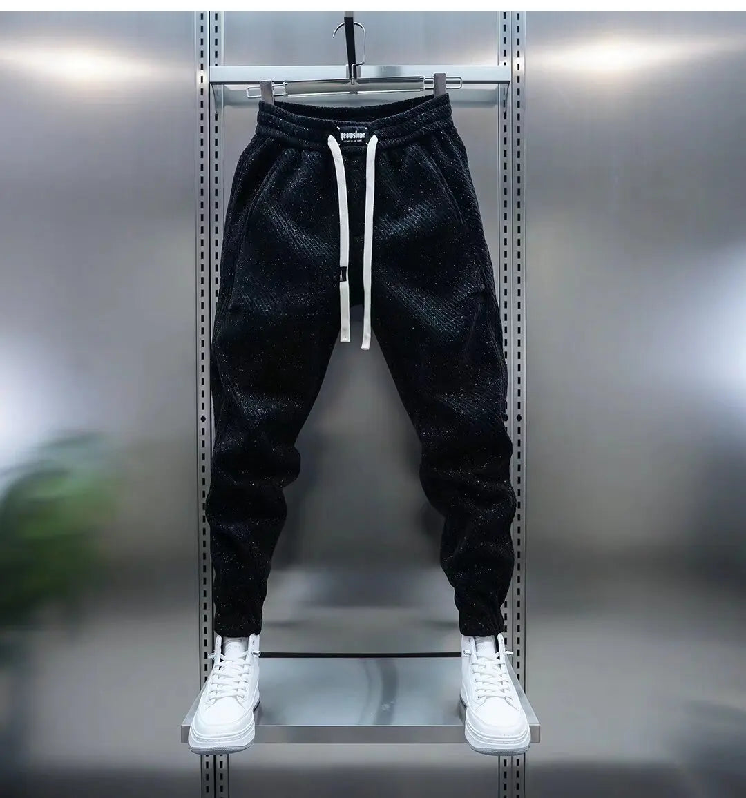 Leon™ |Casual trousers with pattern