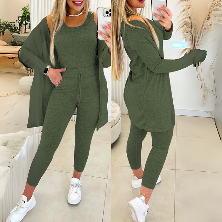 Maja - Elegant tricolor outfit for women